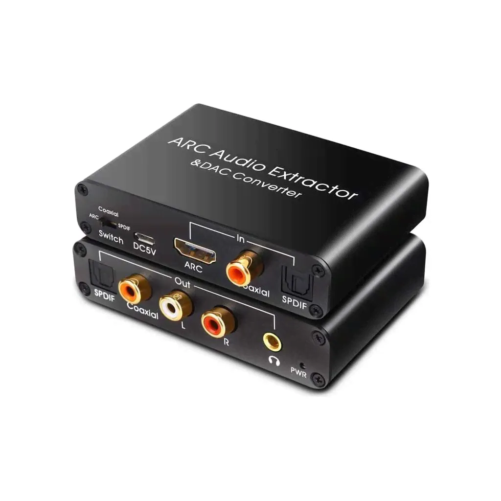 Конвертер ЦАП PALMEXX AY80PRO HDMI ARC Audio Extractor &DAC Converter HDMI, Coaxial, SPDIF to AUX, L/R, Coaxial, SPDIF PX/AY80-POR