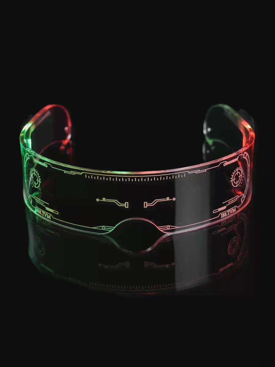 🛍 Светодиодные очки PALMEXX Cyberpunk Style, стильный аксессуар для вечеринок и дискотек