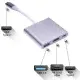 Кабель PALMEXX USBC-HDMI-USB3.1-USBC / серебро-1